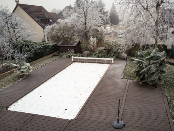 Piscine en hiver